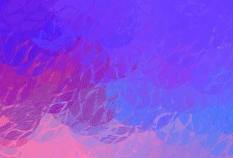 Light Pink, Blue vector pattern with random forms. 库存插图