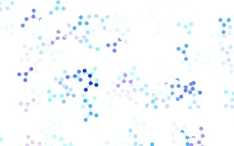 Light Pink, Blue vector pattern with artificial intelligence network. イラスト素材