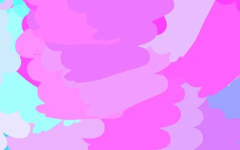 Light Pink, Blue vector pattern with random forms. Illustrazione stock