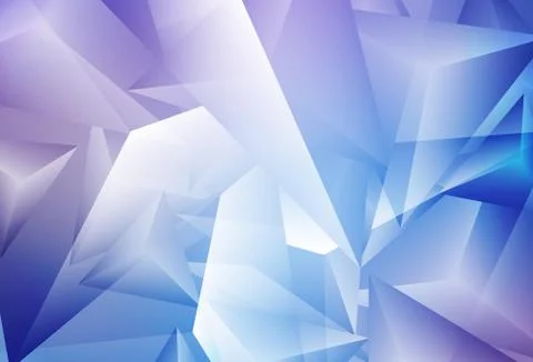 Light Pink, Blue vector pattern with polygonal style. Illustrazione stock