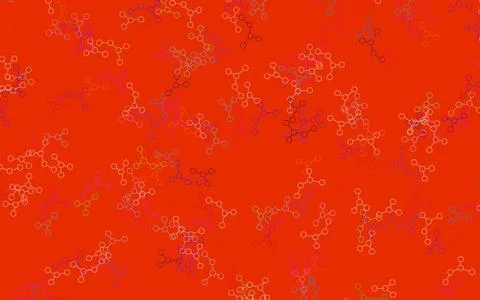 Light Pink, Blue vector pattern with artificial intelligence network. Stockillustratie