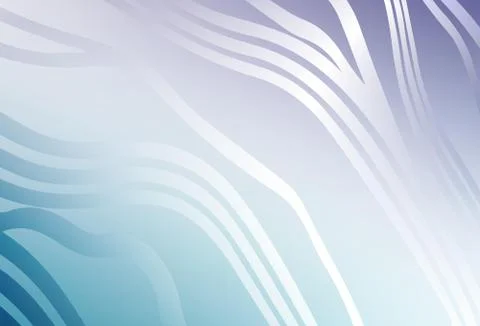 Light Pink, Blue vector pattern with bent lines. Stock Illustration