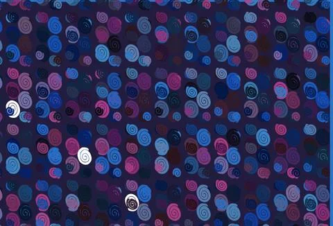 Light Pink, Blue vector pattern with lamp shapes. Illustrazione stock