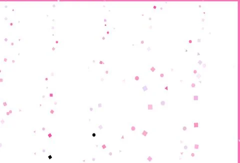 Light Pink, Blue vector pattern in polygonal style with circles. 스톡 일러스트