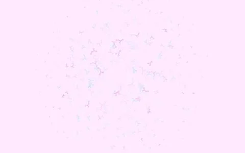 Light Pink, Blue vector pattern with artificial intelligence network. Illustrazione stock