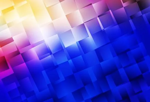 Light Pink, Blue vector pattern in square style. 库存插图