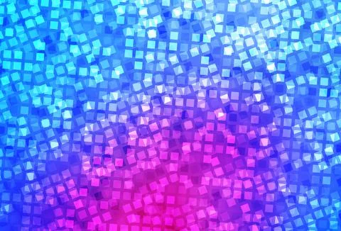 Light Pink, Blue vector pattern in square style. Illustrazione stock