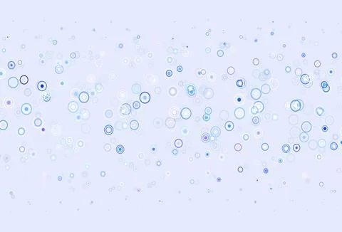 Light Pink, Blue vector pattern with spheres. 스톡 일러스트