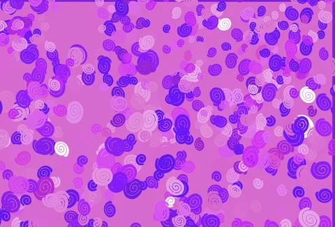 Light Pink, Blue vector pattern with liquid shapes. Illustrazione stock