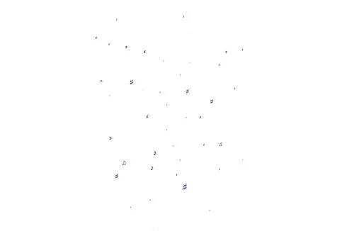 Light Pink, Blue vector pattern with music elements. Illustrazione stock