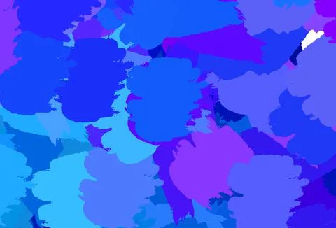 Light Pink, Blue vector pattern with random forms. Illustrazione stock