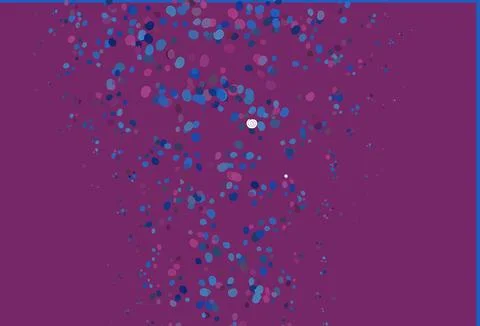 Light Pink, Blue vector pattern with liquid shapes. Illustrazione stock