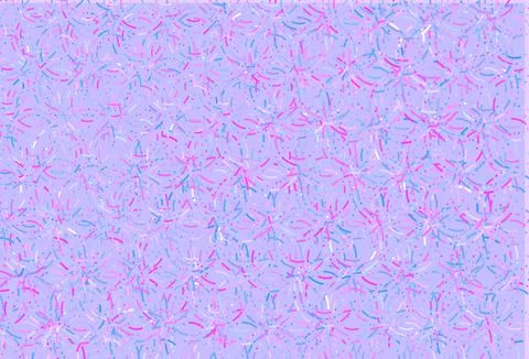 Light pink, blue vector pattern with spheres. Stock Illustration