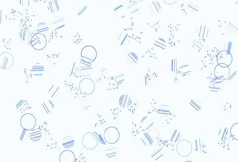 Light Pink, Blue vector pattern with polygonal style with circles. Stock Illustration