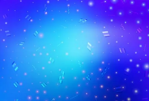 Light Pink, Blue vector pattern in Christmas style. Stock Illustration