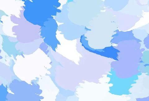 Light Pink, Blue vector pattern with random forms. 스톡 일러스트