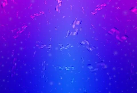 Light Pink, Blue vector pattern in Christmas style. Stock Illustration