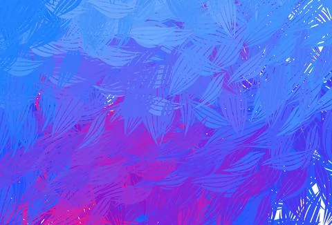 Light Pink, Blue vector pattern with random forms. Illustrazione stock