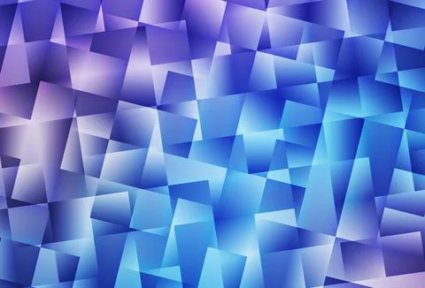 Light Pink, Blue vector pattern in square style. Stock Illustration