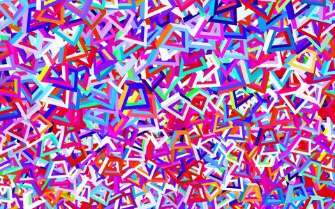 Light Pink, Blue vector pattern with random forms. Stock Illustration