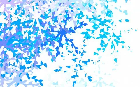 Light Pink, Blue vector pattern with random forms. Illustrazione stock