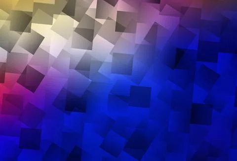 Light Pink, Blue vector pattern in square style. Stock Illustration