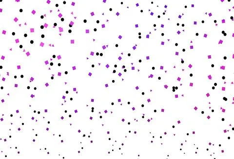 Light Pink, Blue vector pattern in polygonal style with circles. Stock Illustration