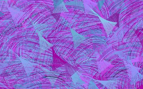 Light Pink, Blue vector pattern with random forms. Illustrazione stock