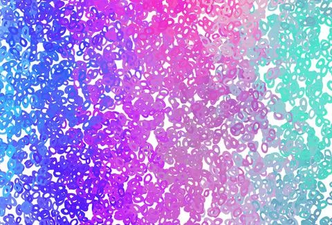 Light Pink, Blue vector pattern with spheres. Illustrazione stock
