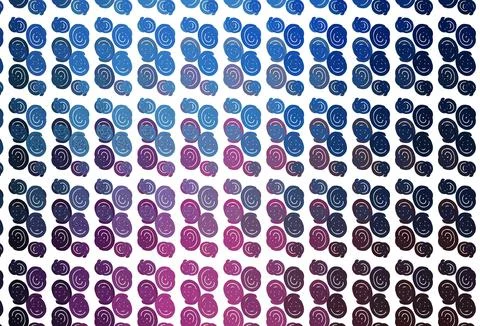 Light Pink, Blue vector pattern with lamp shapes. Stock Illustration