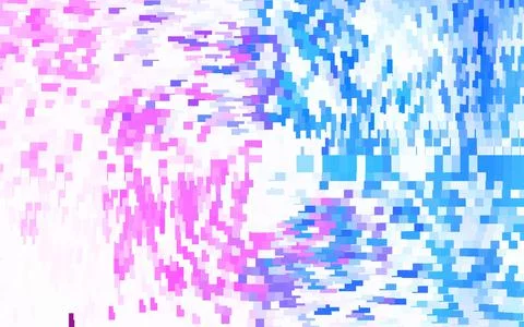 Light Pink, Blue vector pattern in square style. Stockillustratie