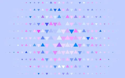 Light Pink, Blue vector pattern in polygonal style. 스톡 일러스트