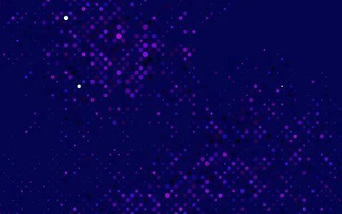 Light Pink, Blue vector pattern with spheres. Illustrazione stock