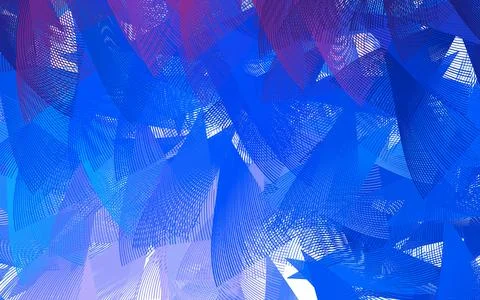 Light Pink, Blue vector pattern with random forms. Illustrazione stock