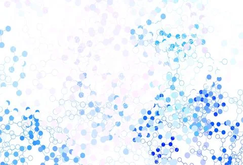 Light Pink, Blue vector pattern with artificial intelligence network. イラスト素材