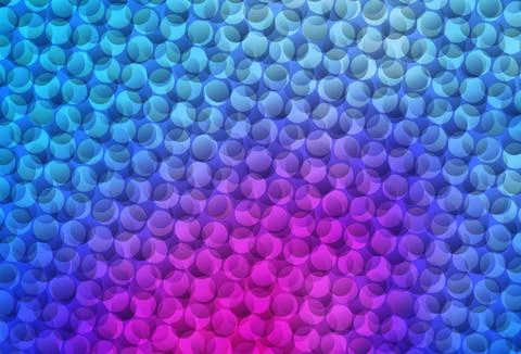Light Pink, Blue vector pattern with spheres. Stock Illustration