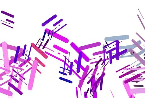 Light Pink, Blue vector pattern with narrow lines. Stockillustratie