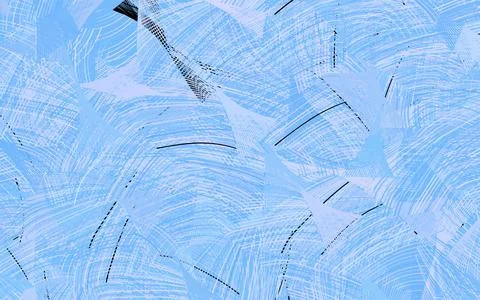 Light Pink, Blue vector pattern with random forms. Illustrazione stock