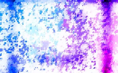 Light Pink, Blue vector pattern in square style. Stock Illustration