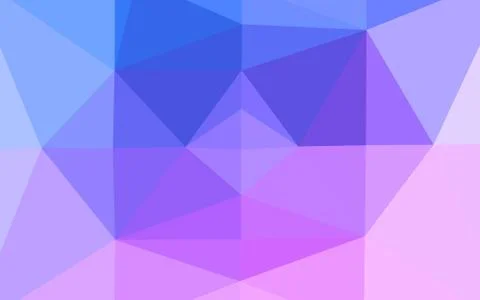 Light Pink, Blue vector shining triangular background. 스톡 일러스트