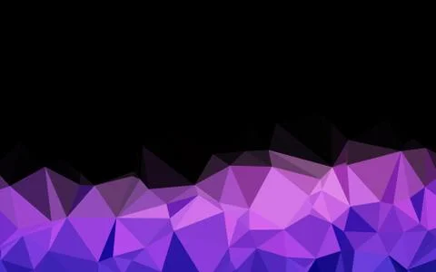 Light Pink, Blue vector shining triangular pattern. Stock Illustration