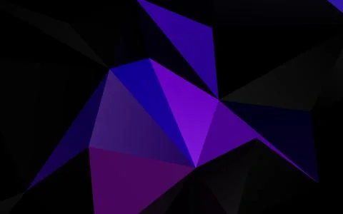 Light Pink, Blue vector shining triangular template. 스톡 일러스트