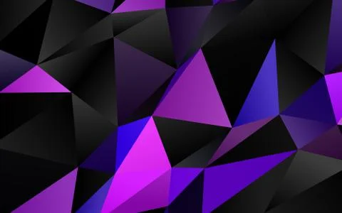 Light Pink, Blue vector shining triangular background. 스톡 일러스트