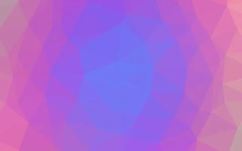 Light Pink, Blue vector shining triangular pattern. Illustrazione stock