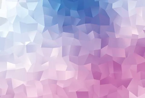 Light Pink, Blue vector shining triangular pattern. Stock Illustration