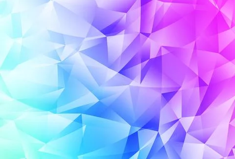 Light Pink, Blue vector shining triangular layout. Illustrazione stock