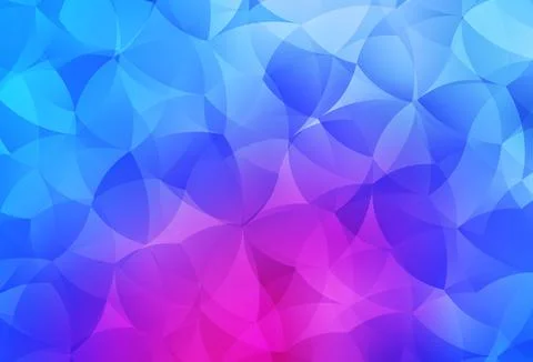 Light Pink, Blue vector shining triangular backdrop. Illustrazione stock