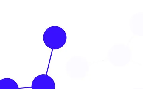 Light Pink, Blue vector template with artificial intelligence structure. Illustrazione stock