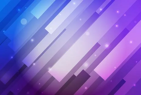 Light Pink, Blue vector template with rhombus. Stock Illustration