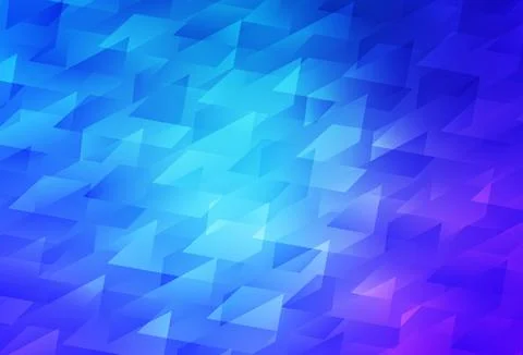Light Pink, Blue vector template with rhombus. Stock Illustration